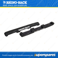 2 x Rhino Rack 700mm Pioneer Wrap Pads 43150 - with Pair 3.5m Tie Down Straps