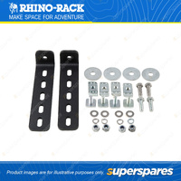 Rhino Rack Pioneer SI Light Bracket Kit 43202 - Suits Small Work or Spot Lights