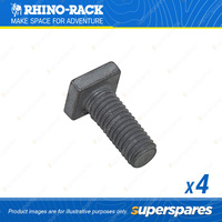 Rhino Rack Thread Size M8 x 20mm Steel Screw T-Bolt B096-BP - in a Pack of 4