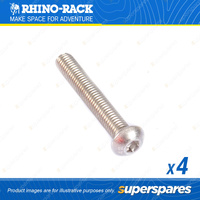 Rhino Rack M8 x 50mm Stainless Steel Button Head Cap Screw B126-BP - 4 Pack