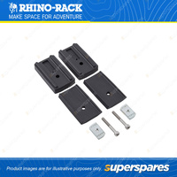 4 x Rhino Rack Quick Mount HD Spacers 20mm QMHD20 - Suits RLT600 RCH RCL Legs