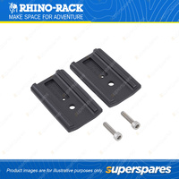2 x Rhino Rack Quick Mount Vortex Spacers 5mm QMVA05 - Suits RLT600 RCH RCL Legs