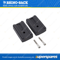 2x Rhino Rack Quick Mount Vortex Spacers 20mm QMVA20 - Suits RLT600 RCH RCL Legs