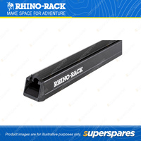 Rhino Rack Heavy Duty Bar Black 1250mm RB1250B - Incl. Rubber Strip & End Caps
