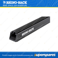 Rhino Rack Heavy Duty Bar Black 1500mm RB1500B - Incl. Rubber Strip & End Caps