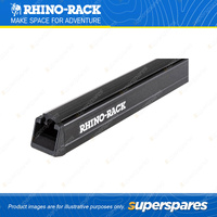 Rhino Rack Heavy Duty Bar Black 1800mm RB1800B - Incl. Rubber Strip & End Caps