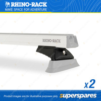 2 x Rhino Rack 37mm Low Profile RCL Locking Legs RCL2 - with Key Locking System