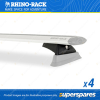 4 x Rhino Rack 37mm Low Profile RCL Locking Legs RCL4 - with Key Locking System