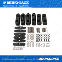 Rhino Rack RCP Base Kit RCP03-BK - Suits RC and RV Roof Rack Systems Pack of 6