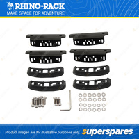Rhino Rack RCP Base Kit RCP33-BK - Suits RC and RV Roof Rack Systems Pack of 4