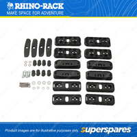 Rhino Rack RCP Base Kit RCP48-BK - Suits RC and RV Roof Rack Systems Pack of 4