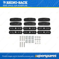 Rhino Rack RCP Base Kit RCP79-BK - Suits RC and RV Roof Rack Systems Pack of 6