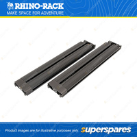 2 x Rhino Rack Reconn-Deck NS Bar 500mm RDNSB50 - Powder Coated Aluminium