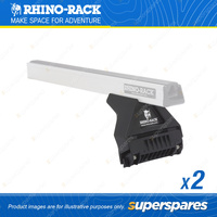 2 x Rhino Rack RL Legs 110mm RL110S10 - Suits Vortex Heavy Duty Roof Rack Bar