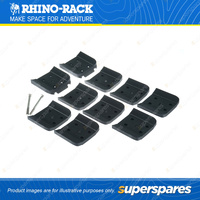 Rhino Rack 2500 Leg Spacer RLKS5 - 10 x 42mm Spacer Blocks 2 x M6 x 55mm Bolts