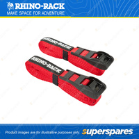 Rhino Rack 4.5m Rapid Straps with Buckle Protector RTD45P Lashing Capacity 80kg