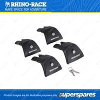 4 x Rhino Rack RVH Legs RVH4 - High Locking Leg 65mm Suits the VA Bar Extrusion