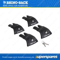 4 x Rhino Rack RVL Legs RVL4 - Low Locking Leg 45mm Suits the VA Bar Extrusion