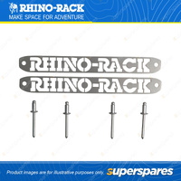 Rhino Rack Pioneer Badges SP338 - with Rivets Included Suits Pioneer NG