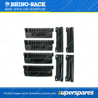 Rhino Rack Strap and Nylon Kit STK3 - a Set of 4 x Metal Strap 3 and 4 x Nylons