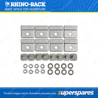 8 x Rhino Rack Ladder Rack Lock Tabs SUB0755 - Suits Ladder Rails to Vortex Bar