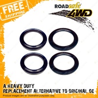4 Front+Rear Coil Spring Spacers for Toyota Landcruiser 200 Series Black Only