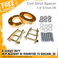 2"50mm Lift Kit Coil Strut Spacers + Extended Shackles For Hilux KUN26
