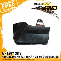 Roadsafe 4x4 OffRoad Black Rubber Mud Flap 230 x 355mm Premium Quality KMF410