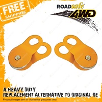 2 Pcs Roadsafe 4WD 8000Kg Recovery Snatch Blocks Offroad Brand New High Quality