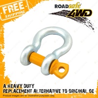 Roadsafe 4WD Rated D-Shackle 11mm x 13mm WLL 1.5T Stamped and Rated S