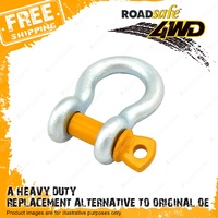 Roadsafe 4WD Rated D-Shackle 13mm x 16mm WLL 2T Stamped and Rated S
