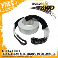 Roadsafe Recovery Snatch Strap 9m 8000kgs Offroad Tow Kit White Black