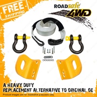 Roadsafe Recovery Tow Point Kit for Nissan Navara D22 incl Shackles + Bridle