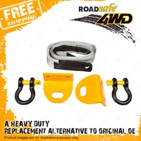 Roadsafe Recovery Tow Point Kit for Nissan Navara D40 incl Shackles +Bridle