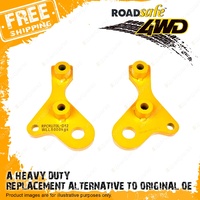 2 Pcs Roadsafe Heavy Duty Recovery Tow Points for Toyota Landcruiser 70 Series