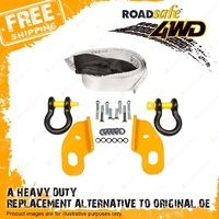 Roadsafe 4WD Kit Tow Point Bridle Strap Shackle for Toyota Hilux GUN125 15-on