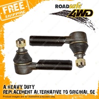 2x Roadsafe Outer Tie Rod Ends for Toyota Landcruiser 75 76 78 79 80 105 Series