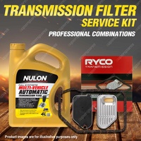 Ryco Transmission Filter + Full Synthetic Oil Kit for Audi A4 A6 A8 B5 C5 D2