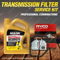 Ryco Transmission Filter + Full SYN Oil Kit for Toyota Corolla AE80 85 86 A240 T