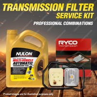Ryco Transmission Filter + Full Synthetic Oil Kit for Audi A4 B5 4Cyl 1.8L 95-99