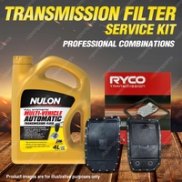 Ryco Transmission Filter + Full SYN Oil Kit for Landrover Discovery 3 4 V6 V8