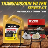 Ryco Transmission Filter + Full Synthetic Oil Kit for Holden Astra LC LD TR 4CYL