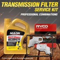 Ryco Transmission Filter + Full SYN Oil Kit for Nissan Navara D21 D22 4CYL V6
