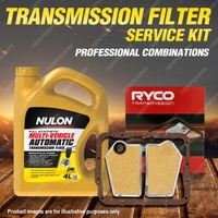 Ryco Transmission Filter + Full SYN Oil Kit for Ford Mustang SHELBY GT FMX Trans