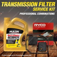 Ryco Transmission Filter + Full SYN Oil Kit for Jeep Cherokee KJ V6 3.7 01-08