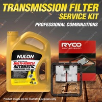 Ryco Transmission Filter + Full SYN Oil Kit for Jaguar XJ Series 1 BW35 Trans