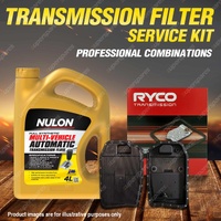 Ryco Transmission Filter + SYN Fluid Kit for Bmw 5 Series E60 E61 ZF 6HP19 Trans