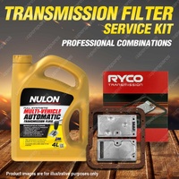 Ryco Transmission Filter + SYN Fluid Kit for Ford Escort MK2 MK3 MK6 Sierra 4Cyl