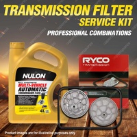 Ryco Transmission Filter + SYN Fluid Kit for Porsche 911 944 S2 4Cyl 5Cyl VW089