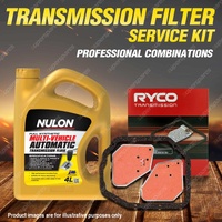Ryco Transmission Filter + SYN Fluid Kit for Mitsubishi Colt RA 4Cyl 1980-1982
